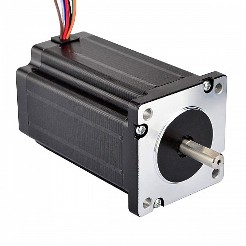 デュアル シャフト Nema 23 CNC ステッピング モーター 3.4Nm(481.48oz.in) 60x60x100mm 8 ワイヤー - 24HS39-3008D | StepperOnline
