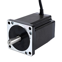 E シリーズ Nema 34 ステッピング モーター バイポーラ 1.8deg 8.2Nm(1161.22oz.in) 6.0A 86x86x114mm 4 ワイヤー