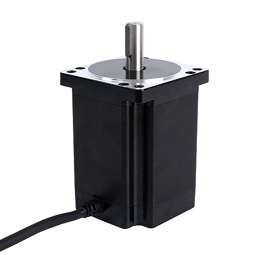 E シリーズ Nema 34 ステッピング モーター バイポーラ 1.8deg 8.2Nm(1161.22oz.in) 6.0A 86x86x114mm 4 ワイヤー