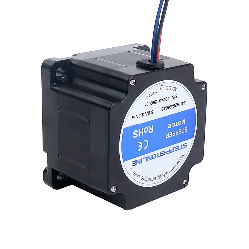 S シリーズ Nema 34 ステッピング モーター バイポーラ 1.8deg 3.3Nm(467.32oz.in) 5.6A 86x86x64mm 4 ワイヤー