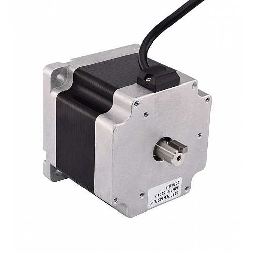 キー溝デュアルシャフトNema34CNCステッピングモーター4.5Nm(637.25oz.in)5.5A 86x86x80mm キー溝デュアルシャフトNema34CNCステッピングモーター4.5Nm(637.25oz.in)5.5A 86x86x80mm