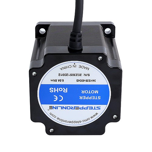S シリーズ Nema 34 ステッピング モーター 8.0Nm(1132.89oz.in) 6.0A 86x86x98mm 4 ワイヤー S シリーズ Nema 34 ステッピング モーター 8.0Nm(1132.89oz.in) 6.0A 86x86x98mm 4 ワイヤー