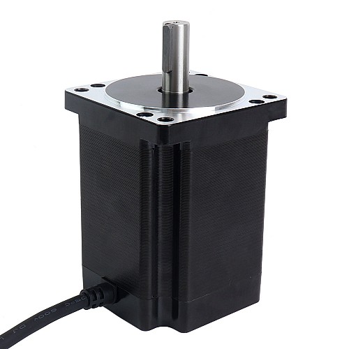 S シリーズ Nema 34 ステッピング モーター バイポーラ 1.8deg 8.2Nm(1161.45oz.in) 6.0A 86x86x114mm 4 ワイヤ
