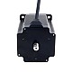 キー溝デュアルシャフトNema34CNCステッピングモーター8.5Nm(1204oz.in)5A 86x114mm
