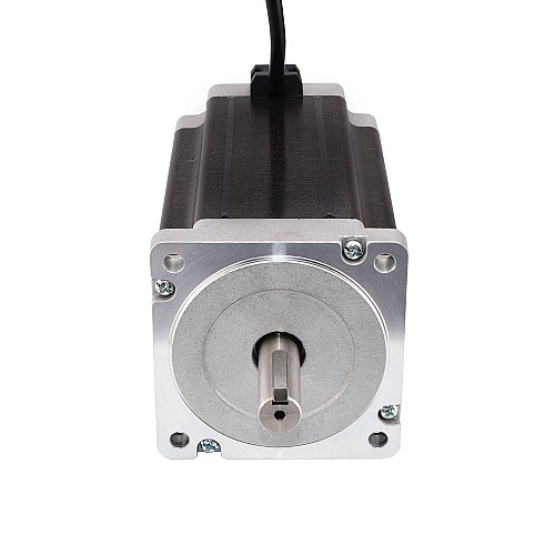 キー溝デュアルシャフトネマ34ステッピングモーター13Nm(1841oz.in)5A 86x86x150mm