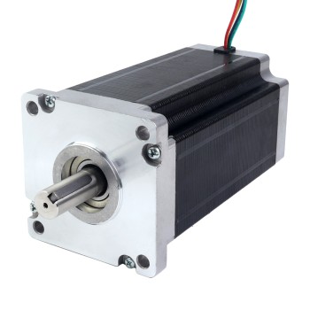 Nema 42 CNC ステッピング モーター バイポーラ 30Nm(4248oz.in) 8A 110x110x201mm 4 ワイヤーNMRV50 ウォーム ギアボックス用