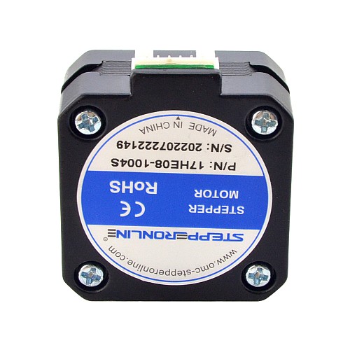5 個 E シリーズ Nema 17 バイポーラ 1.8度 17Ncm(24.07oz.in)1A 42x42x23mm 4 ワイヤー - 5-17HE08-1004S | StepperOnline