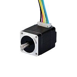 Nema 8 ユニポーラ 1.8deg 1.8Ncm(2.55oz.in) 0.5A 20x20x28mm 6 ワイヤ