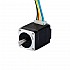 Nema 8 ユニポーラ 1.8deg 1.8Ncm(2.55oz.in) 0.5A 20x20x28mm 6 ワイヤ