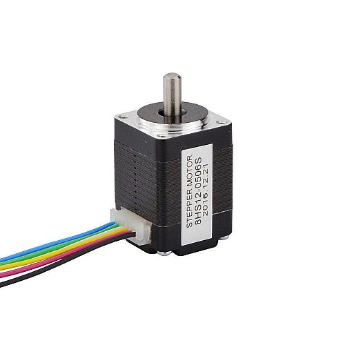 Nema 8 ユニポーラ 1.8deg 1.8Ncm(2.55oz.in) 0.5A 20x20x30mm 6 ワイヤ