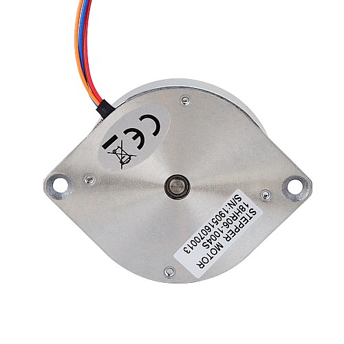 ラウンド パンケーキ Nema 18 バイポーラ 1.8deg 9Ncm(12.75oz.in) 1A Φ46x16mm 4 ワイヤー ラウンド パンケーキ Nema 18 バイポーラ 1.8deg 9Ncm(12.75oz.in) 1A Φ46x16mm 4 ワイヤー