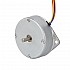 ラウンド パンケーキ Nema 18 バイポーラ 1.8deg 9Ncm(12.75oz.in) 1A Φ46x16mm 4 ワイヤー