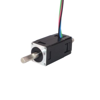 デュアルシャフトネマ6バイポーラ1.8度0.58Ncm(0.82oz.in)0.3A14x14x30mm4線