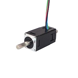 デュアルシャフトネマ6バイポーラ1.8度0.58Ncm(0.82oz.in)0.3A14x14x30mm4線