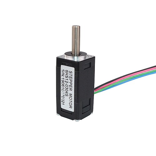 Nema 6 バイポーラ 1.8deg 0.58Ncm(0.82oz.in) 0.3A 14x14x30mm 4 ワイヤー