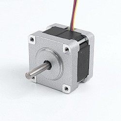 使用済み製品 - Nema 16 バイポーラ 0.9deg 12Ncm(16.99oz.in) 0.63A 39x39x31mm 4線