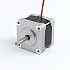 使用済み製品 - Nema 16 バイポーラ 0.9deg 12Ncm(16.99oz.in) 0.63A 39x39x31mm 4線