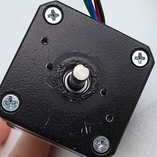 使用済み製品 - 両軸 Nema 17 バイポーラ 0.9° 44Ncm(62.3 oz.in) 1.68A 42x42x48mm 4線 ケーブル長0.085m - 17HM19-1684D-USED | StepperOnline