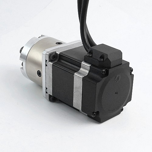 使用済み製品 - Nema 23 閉ループ ギヤード ステッパー L=56mm ギア ライオ 4:1 エンコーダー 1000PPR(4000CPR) - 23HS22-2804D-PG4-E1000-USED | StepperOnline