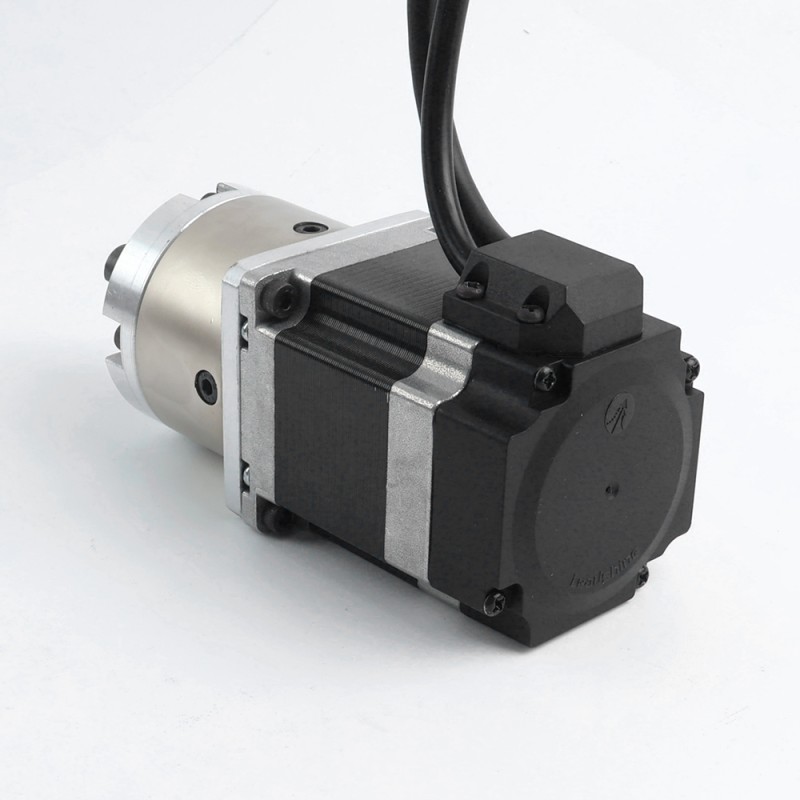 使用済み製品 - Nema 23 閉ループ ギヤード ステッパー L=56mm ギア ライオ 4:1 エンコーダー 1000PPR(4000CPR) - 23HS22-2804D-PG4-E1000-USED | StepperOnline
