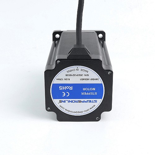 使用済み製品 - SシリーズNema34ステッピングモーター13.0Nm(1841oz.in)14mmキー溝シャフト1mケーブル - 34HS61-6004S1-USED | StepperOnline 使用済み製品 - SシリーズNema34ステッピングモーター13.0Nm(1841oz.in)14mmキー溝シャフト1mケーブル - 34HS61-6004S1-USED | StepperOnline