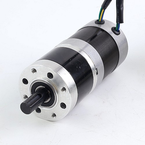 中古品 - 中国在庫 - 24V 101W 丸型ギヤード BLDC モーター 6.90Nm(977.12oz.in) 27:1 丸型遊星ギアボックス - 57BYA74-24-01-PG27-USED | StepperOnline