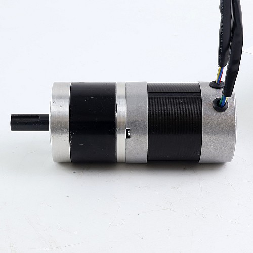 中古品 - 中国在庫 - 24V 101W 丸型ギヤード BLDC モーター 6.90Nm(977.12oz.in) 27:1 丸型遊星ギアボックス - 57BYA74-24-01-PG27-USED | StepperOnline