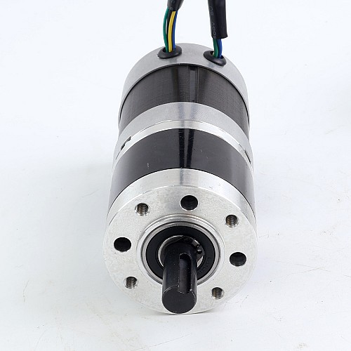 中古品 - 中国在庫 - 24V 101W 丸型ギヤード BLDC モーター 6.90Nm(977.12oz.in) 27:1 丸型遊星ギアボックス - 57BYA74-24-01-PG27-USED | StepperOnline