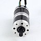 中古品 - 中国在庫 - 24V 101W 丸型ギヤード BLDC モーター 6.90Nm(977.12oz.in) 27:1 丸型遊星ギアボックス - 57BYA74-24-01-PG27-USED | StepperOnline