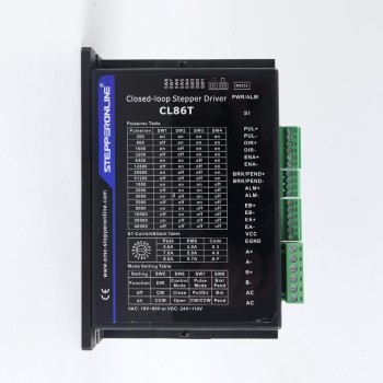 中古品 – 中国在庫 - Nema 34ステッピングモーター用閉ループステッピングドライバーV4.1 0-8.0A 18-80VAC/24-110VDC