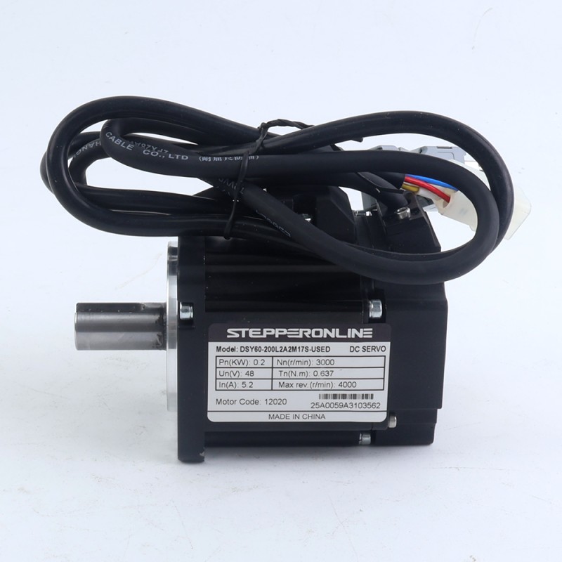 DSY シリーズ 200W RS485 DC サーボモーター 24-70VDC 0.637Nm 3000rpm 17 ビット インクリメンタル エンコーダー IP65 - DSY-RS200L2A2-M17S | StepperOnline