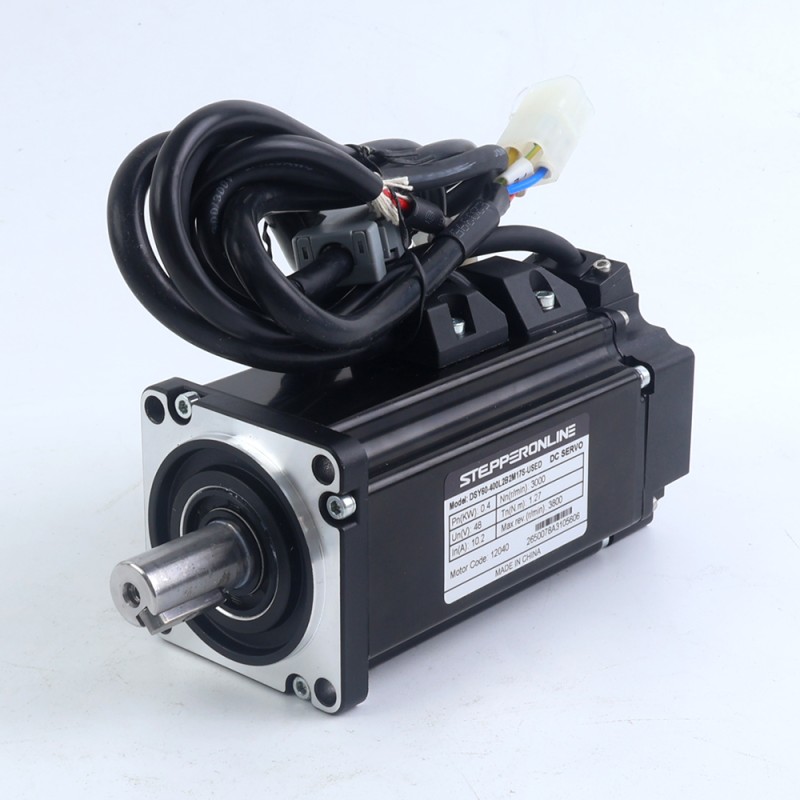DSY シリーズ 400W RS485 DC サーボモーター 24-70VDC 1.27Nm ブレーキ付き 3000rpm 17 ビット インクリメンタル エンコーダー IP65 - DSY-RS400L2B2-M17S | StepperOnline
