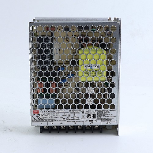 使用済み製品 - LRS-100-24 MEANWELL 100W 24VDC 4.5A 115/230VAC 密閉型スイッチング電源 - LRS-100-24-USED | StepperOnline