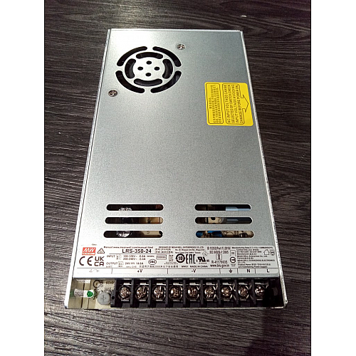 中古品 - ドイツ在庫 - LRS-350-24 MEANWELL 350W 24VDC 14.6A 115/230VAC 密閉型スイッチング電源 - LRS-350-24-USED | StepperOnline