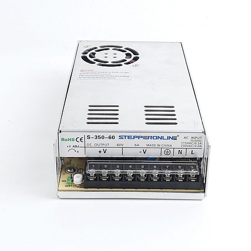 使用済み製品 - 350W 60V 5.9A 115/230V スイッチング電源ステッピング モーター CNC ルーター キット - S-350-60-USED | StepperOnline