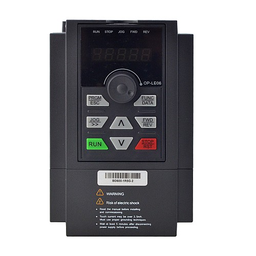 BD600 シリーズ VFD 2HP 1.5KW 7.0A 単相/三相 220V 可変周波数ドライブ