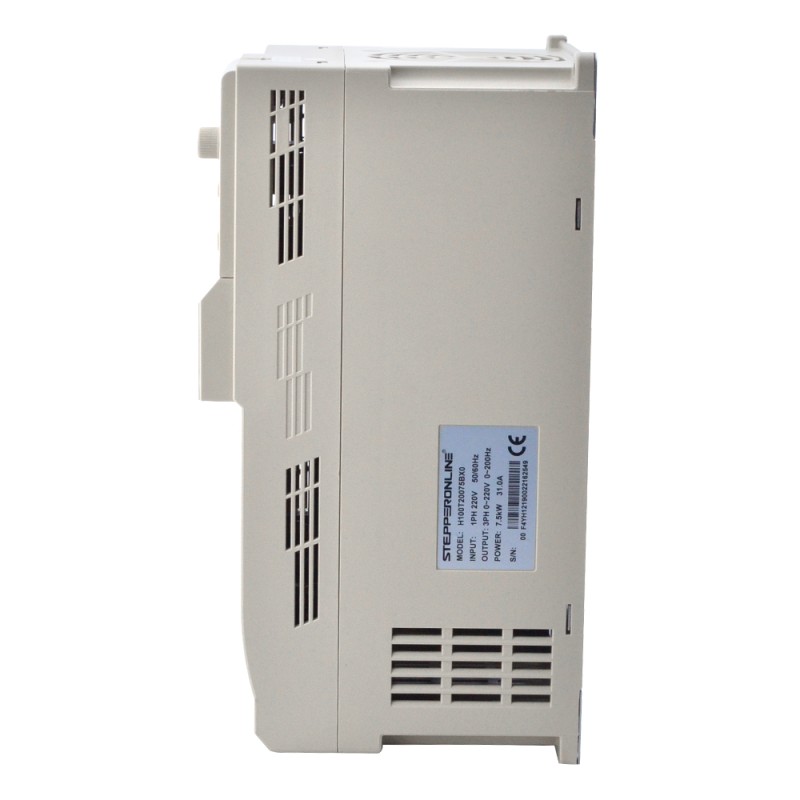 H100シリーズ VFD 10HP 7.5kW 31A 単相220V 可変周波数ドライブ - H100T20075BX0 | StepperOnline