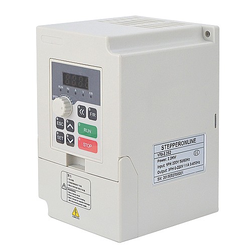STEPPERONLINE CNC VFD 2.2KW 3HP 20A 110V 可変周波数ドライブ モーター インバーター スピンドル モーター速度制御用 STEPPERONLINE CNC VFD 2.2KW 3HP 20A 110V 可変周波数ドライブ モーター インバーター スピンドル モーター速度制御用